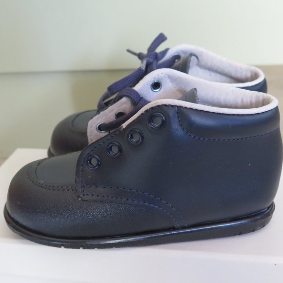 Amilio Kepner Scott First Walker Navy Blue Booties new in box size 5 made in USA - Picture 4 of 9